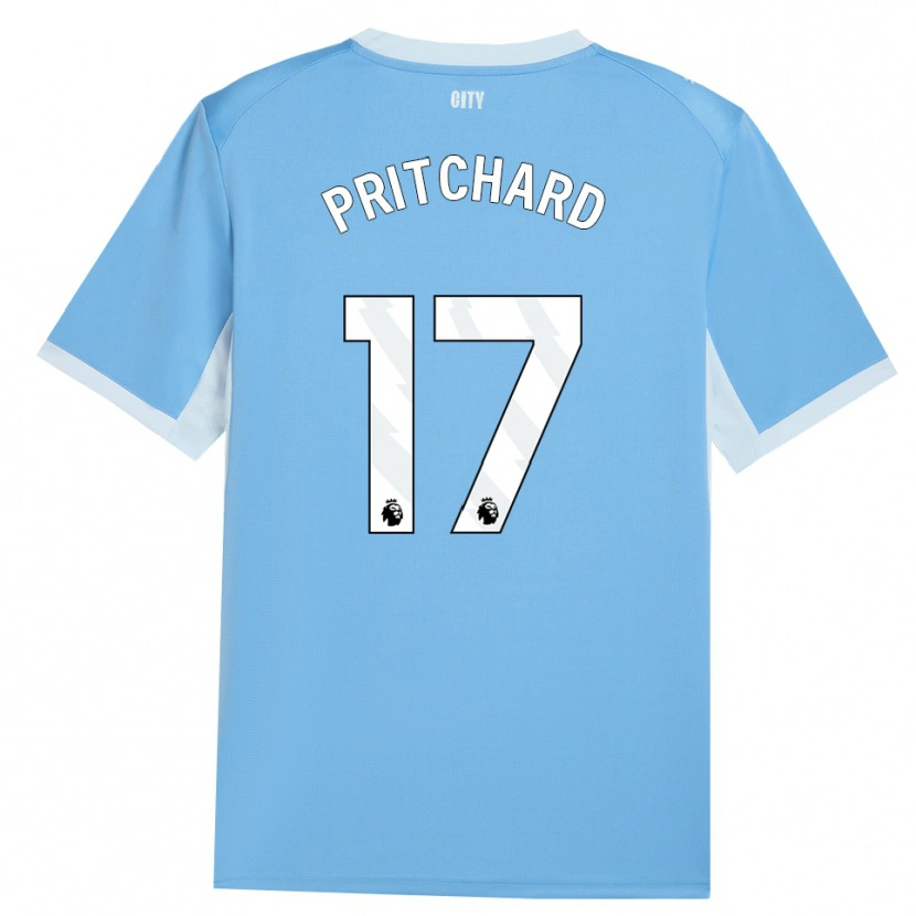 Danxen Kinder Poppy Pritchard #17 Hellhimmelblau Weiß Heimtrikot Trikot 2026/27 T-Shirt
