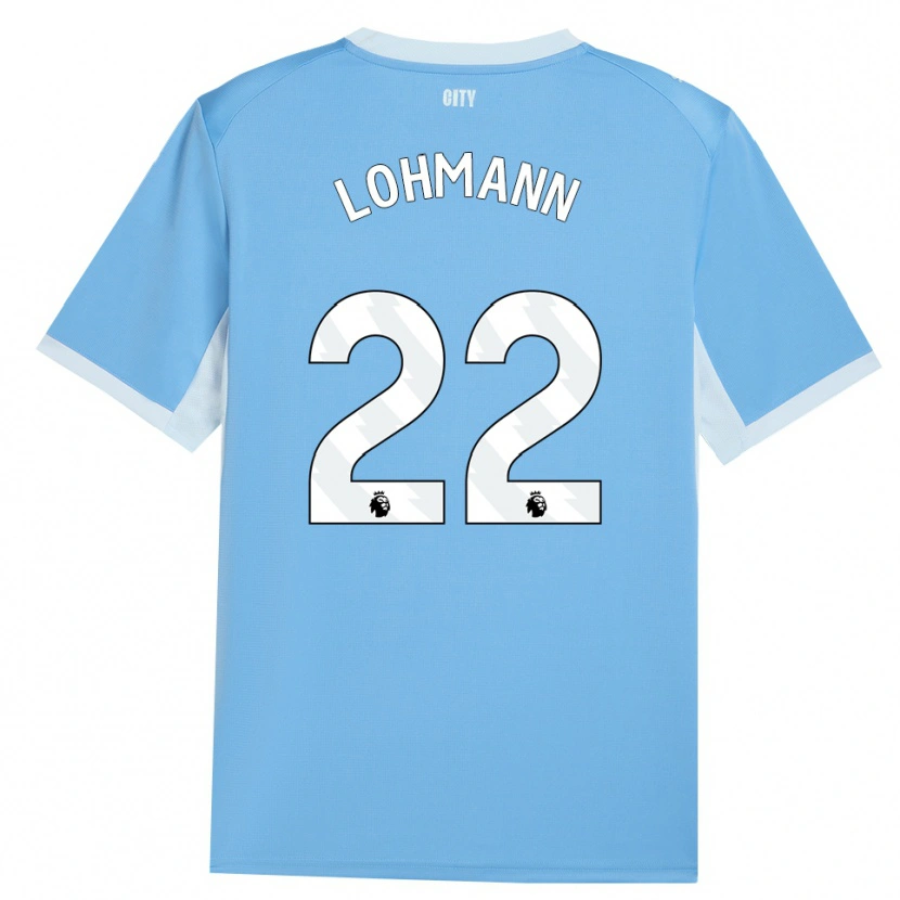 Danxen Kinder Sydney Lohmann #22 Hellhimmelblau Weiß Heimtrikot Trikot 2026/27 T-Shirt