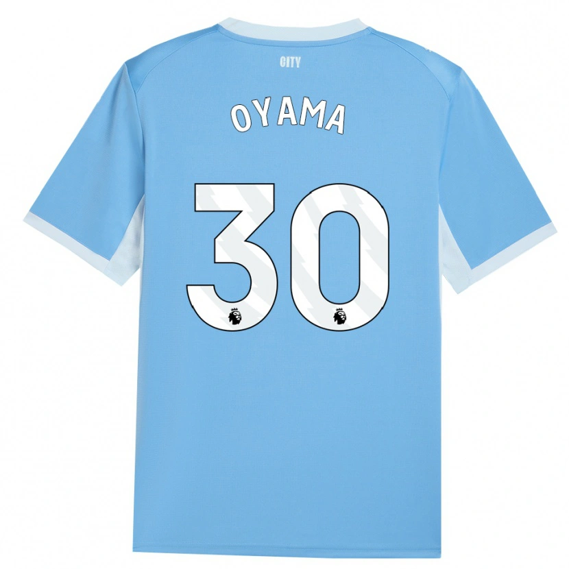 Danxen Kinder Aemu Oyama #30 Hellhimmelblau Weiß Heimtrikot Trikot 2026/27 T-Shirt