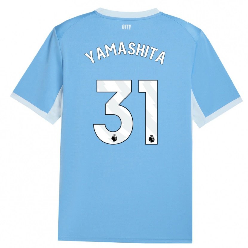 Danxen Kinder Ayaka Yamashita #31 Hellhimmelblau Weiß Heimtrikot Trikot 2026/27 T-Shirt