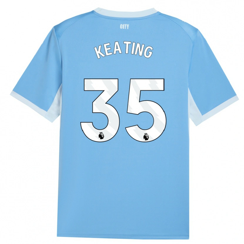 Danxen Kinder Khiara Keating #35 Hellhimmelblau Weiß Heimtrikot Trikot 2026/27 T-Shirt