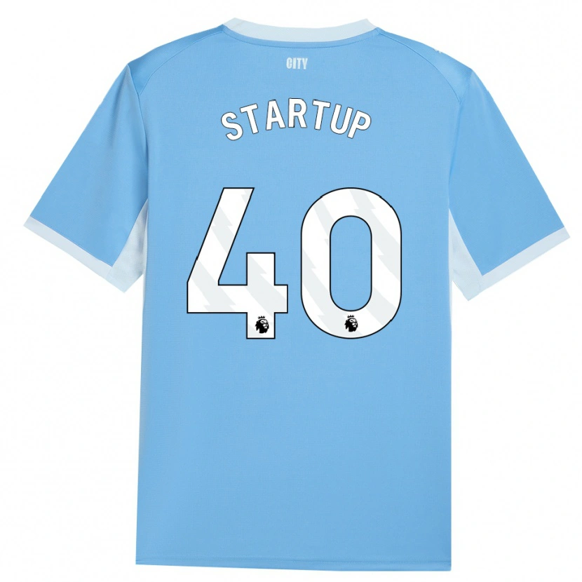 Danxen Kinder Katie Startup #40 Hellhimmelblau Weiß Heimtrikot Trikot 2026/27 T-Shirt