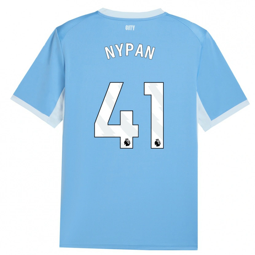 Danxen Kinder Sverre Nypan #41 Hellhimmelblau Weiß Heimtrikot Trikot 2026/27 T-Shirt