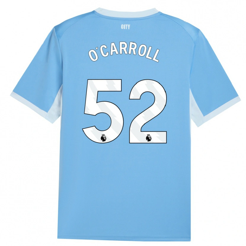 Danxen Kinder Eve O'carroll #52 Hellhimmelblau Weiß Heimtrikot Trikot 2026/27 T-Shirt