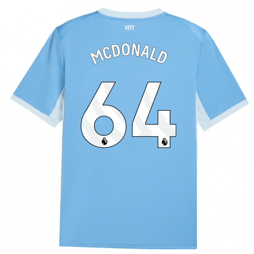 Danxen Kinder Rowan Mcdonald #64 Hellhimmelblau Weiß Heimtrikot Trikot 2026/27 T-Shirt