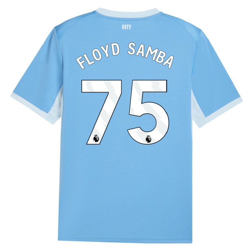 Danxen Kinder Floyd Samba #75 Hellhimmelblau Weiß Heimtrikot Trikot 2026/27 T-Shirt