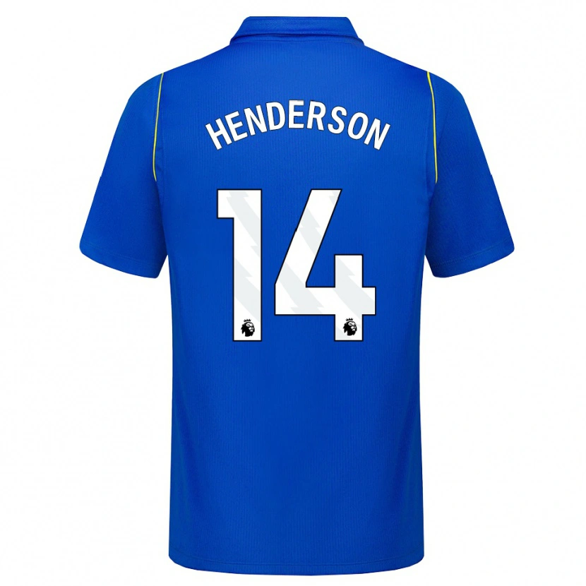 Danxen Kinder Jordan Henderson #14 Blau Gelb Heimtrikot Trikot 2026/27 T-Shirt