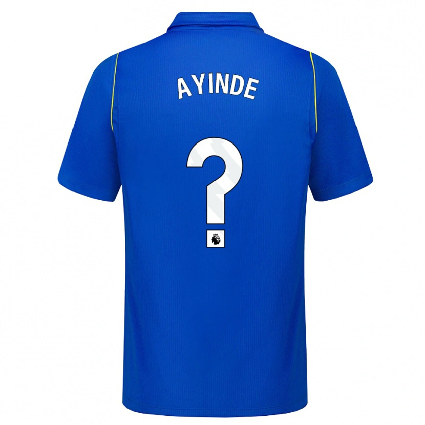 Danxen Kinder Emmanuel Ayinde #0 Blau Gelb Heimtrikot Trikot 2026/27 T-Shirt