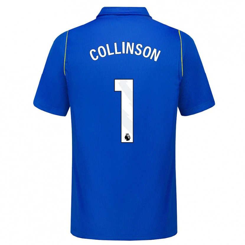 Danxen Kinder Isaac Collinson #1 Blau Gelb Heimtrikot Trikot 2026/27 T-Shirt