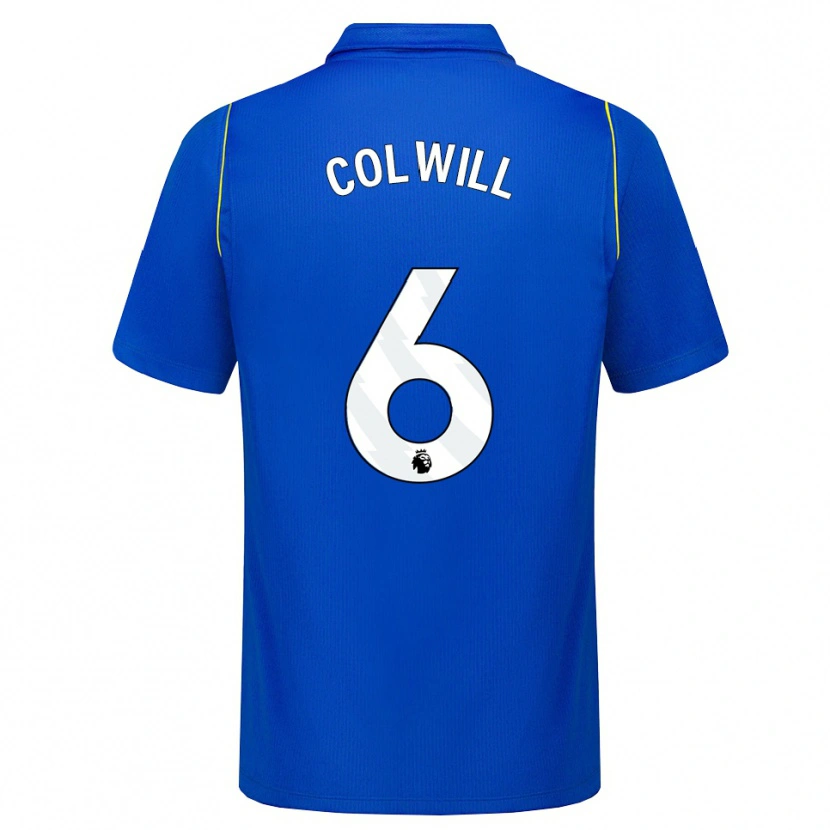 Danxen Kinder Levi Colwill #6 Blau Gelb Heimtrikot Trikot 2026/27 T-Shirt