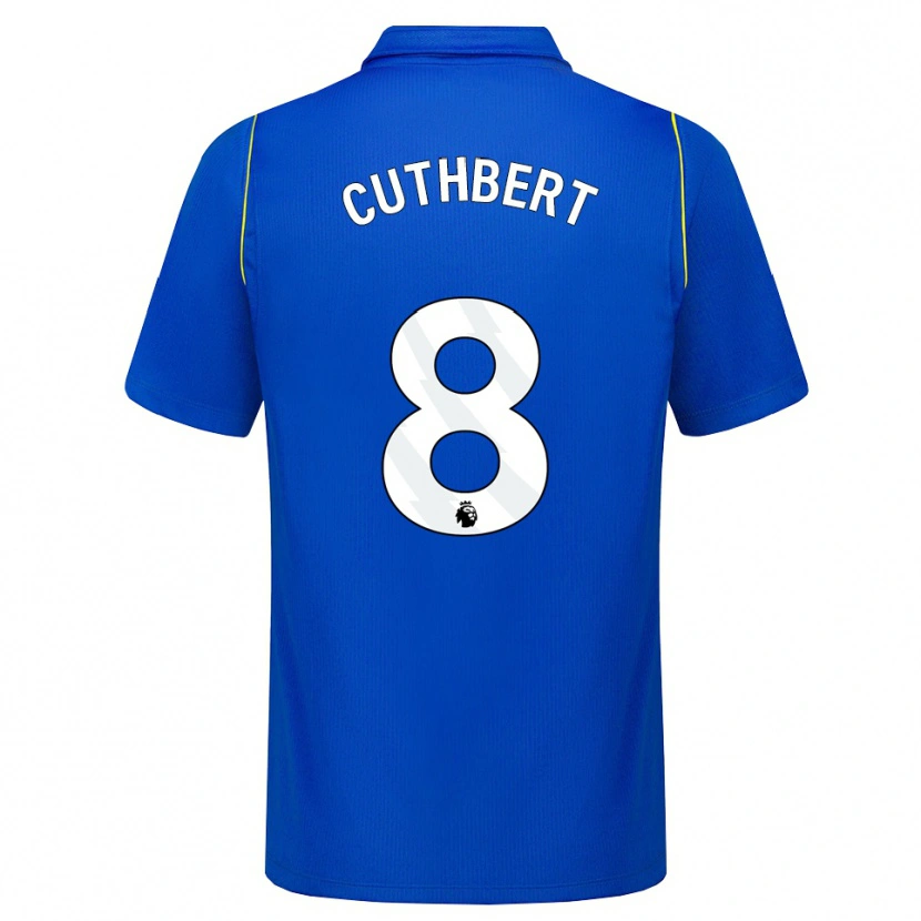 Danxen Kinder Erin Cuthbert #8 Blau Gelb Heimtrikot Trikot 2026/27 T-Shirt