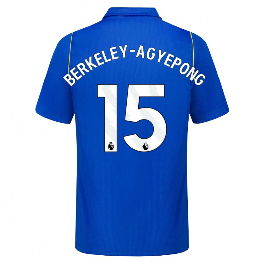 Danxen Kinder Jeremiah Berkeley-Agyepong #15 Blau Gelb Heimtrikot Trikot 2026/27 T-Shirt