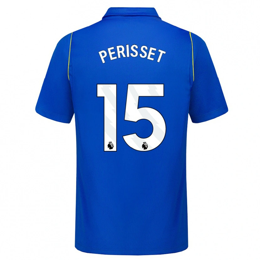 Danxen Kinder Eve Perisset #15 Blau Gelb Heimtrikot Trikot 2026/27 T-Shirt