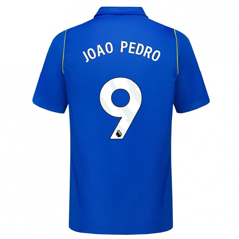 Danxen Kinder João Pedro #9 Blau Gelb Heimtrikot Trikot 2026/27 T-Shirt