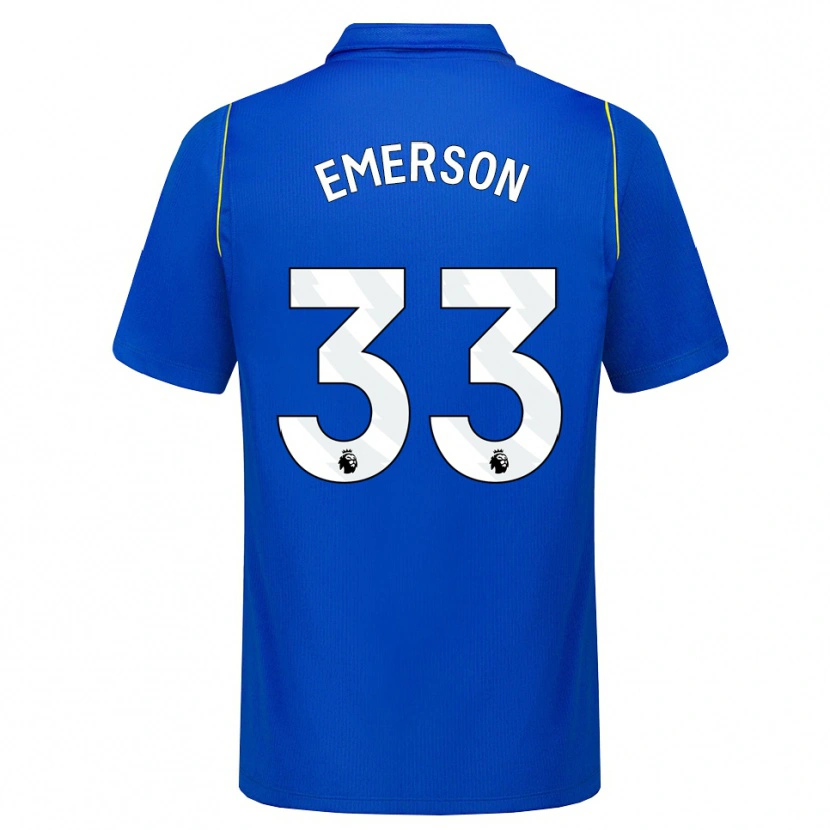 Danxen Kinder Emerson #33 Blau Gelb Heimtrikot Trikot 2026/27 T-Shirt