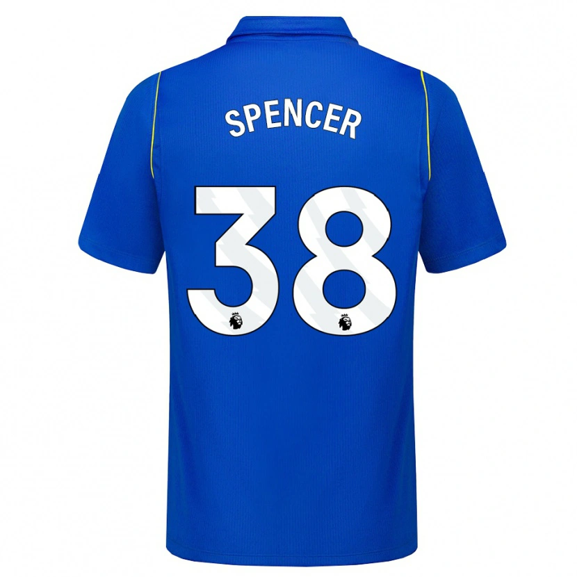 Danxen Kinder Becky Spencer #38 Blau Gelb Heimtrikot Trikot 2026/27 T-Shirt