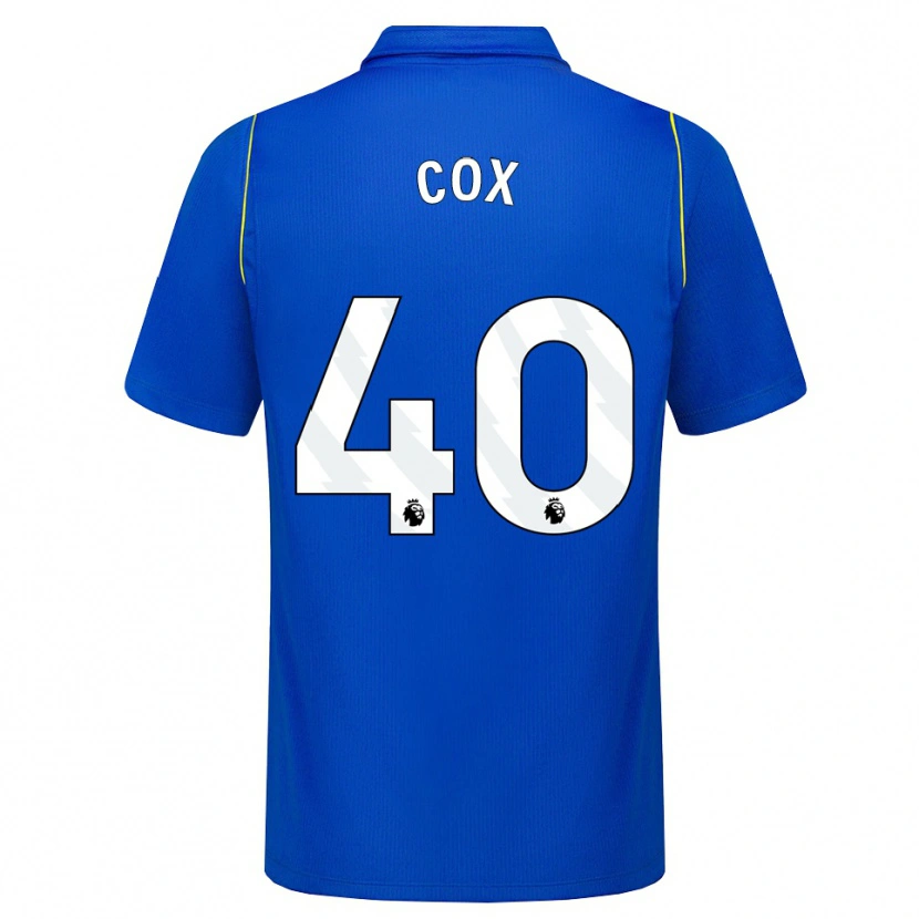 Danxen Kinder Katie Cox #40 Blau Gelb Heimtrikot Trikot 2026/27 T-Shirt