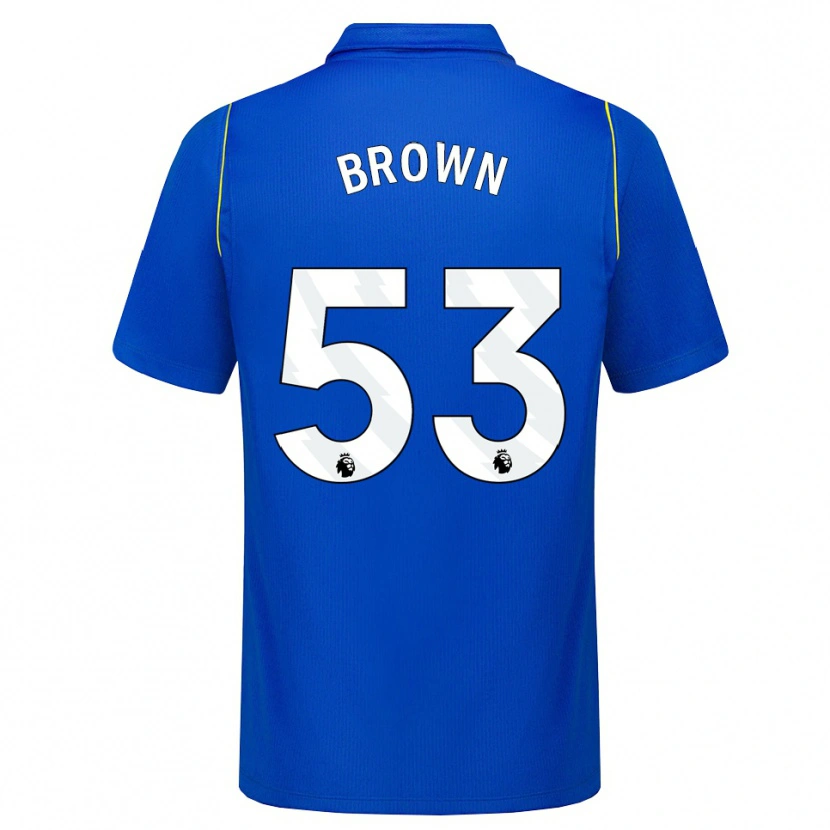 Danxen Kinder Lola Brown #53 Blau Gelb Heimtrikot Trikot 2026/27 T-Shirt
