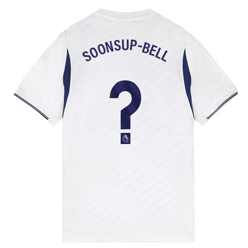 Danxen Kinder Jude Soonsup-Bell #0 Weiß Rot Violett Heimtrikot Trikot 2026/27 T-Shirt