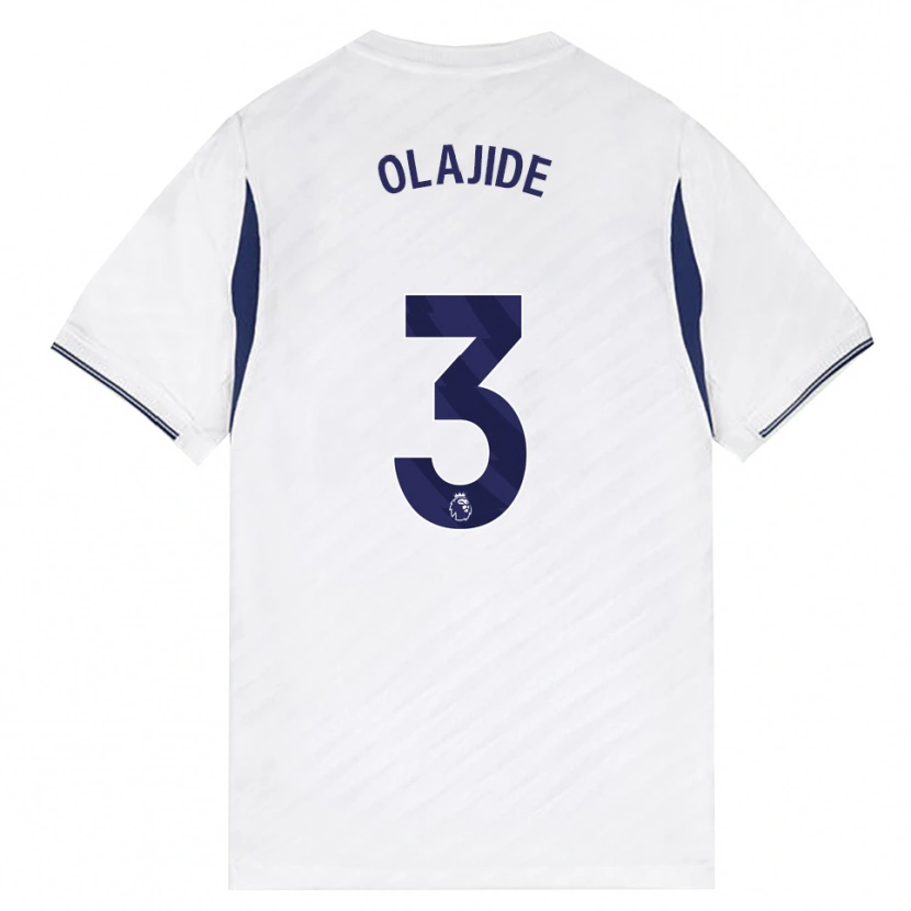 Danxen Kinder Solomon Olajide #3 Weiß Rot Violett Heimtrikot Trikot 2026/27 T-Shirt