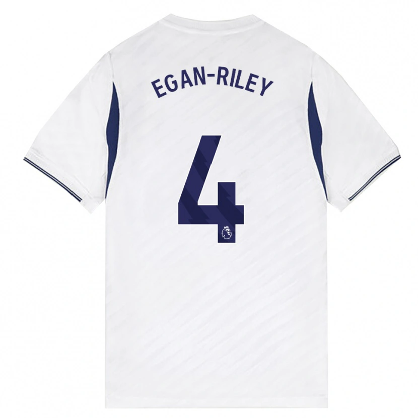 Danxen Kinder Roman Egan-Riley #4 Weiß Rot Violett Heimtrikot Trikot 2026/27 T-Shirt