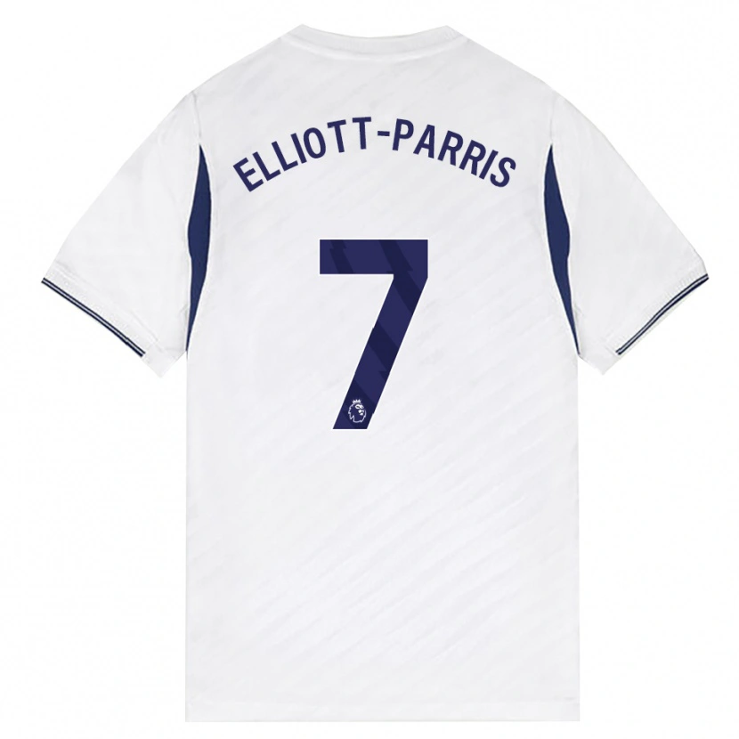 Danxen Kinder Reiss Elliott-Parris #7 Weiß Rot Violett Heimtrikot Trikot 2026/27 T-Shirt