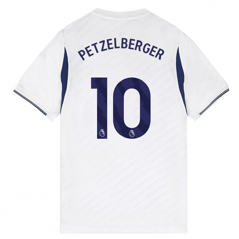 Danxen Kinder Ramona Petzelberger #10 Weiß Rot Violett Heimtrikot Trikot 2026/27 T-Shirt