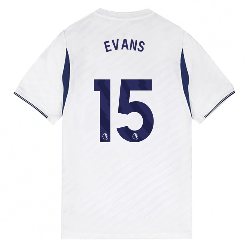 Danxen Kinder Ted Evans #15 Weiß Rot Violett Heimtrikot Trikot 2026/27 T-Shirt