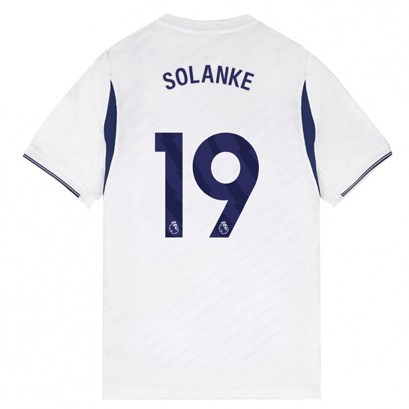 Danxen Kinder Dominic Solanke #19 Weiß Rot Violett Heimtrikot Trikot 2026/27 T-Shirt
