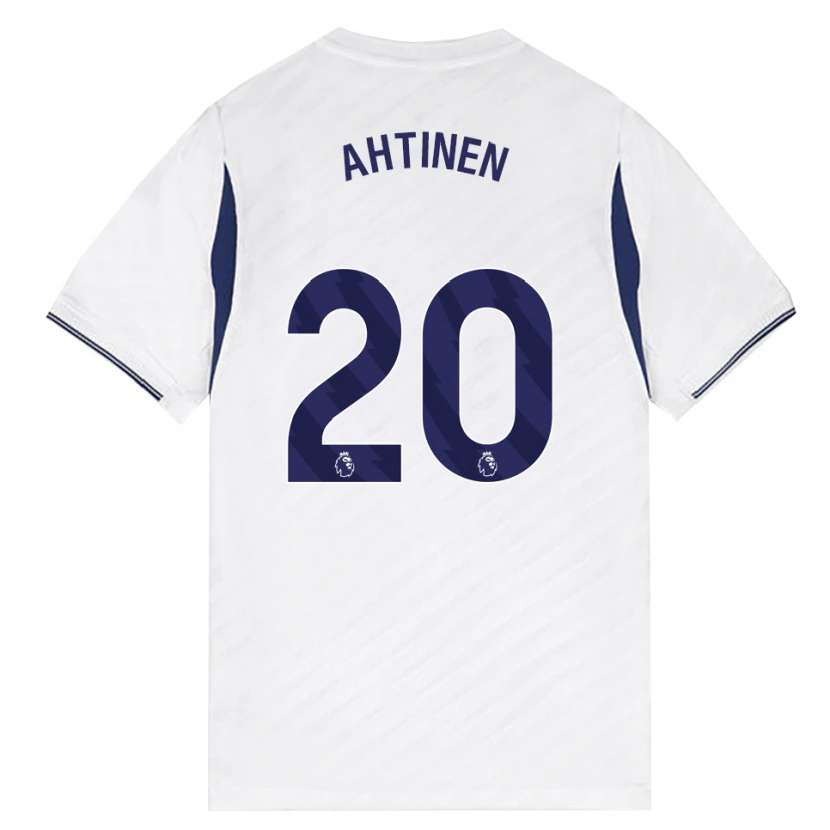 Danxen Kinder Olga Ahtinen #20 Weiß Rot Violett Heimtrikot Trikot 2026/27 T-Shirt