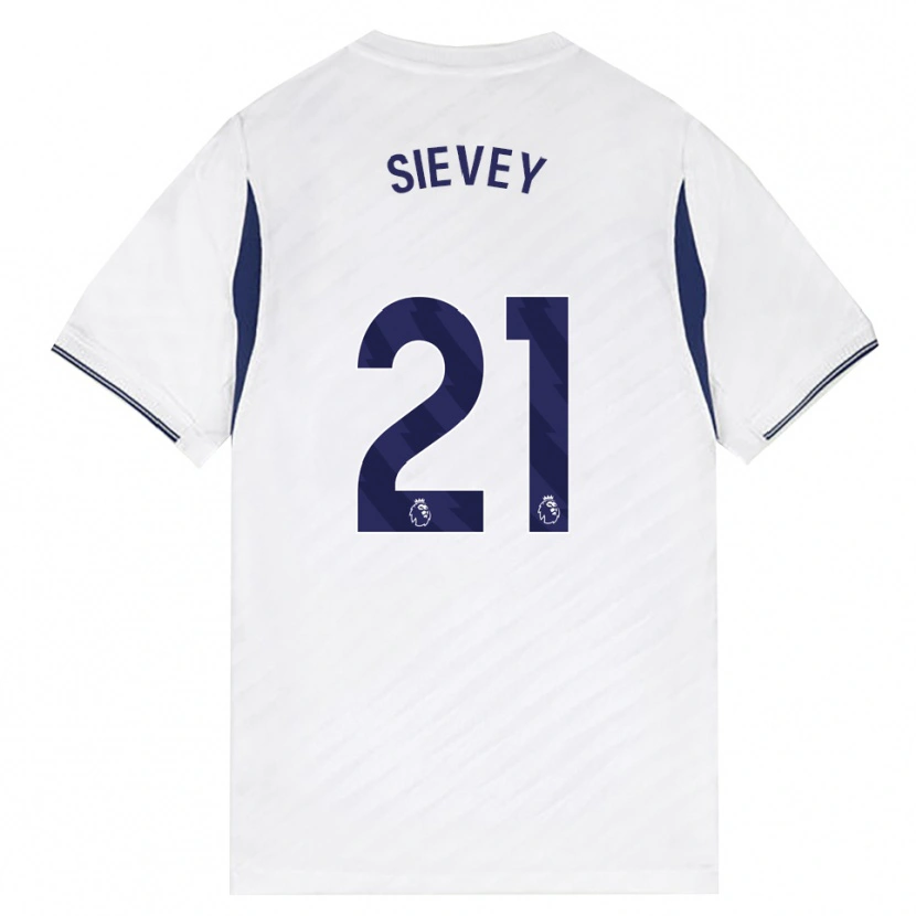 Danxen Kinder Max Sievey #21 Weiß Rot Violett Heimtrikot Trikot 2026/27 T-Shirt