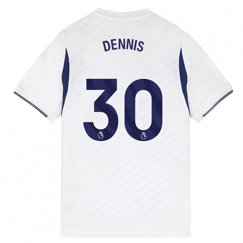 Danxen Kinder Araya Dennis #30 Weiß Rot Violett Heimtrikot Trikot 2026/27 T-Shirt