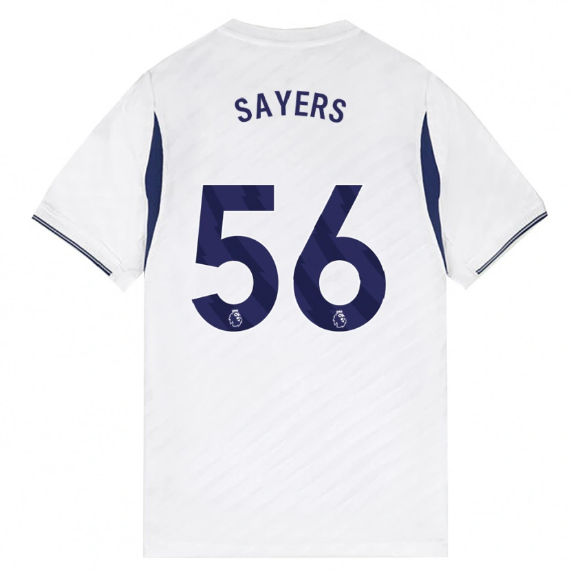 Danxen Kinder Charlie Sayers #56 Weiß Rot Violett Heimtrikot Trikot 2026/27 T-Shirt