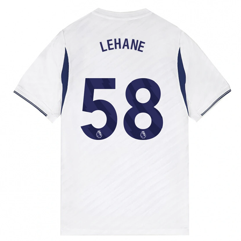 Danxen Kinder Ellis Lehane #58 Weiß Rot Violett Heimtrikot Trikot 2026/27 T-Shirt