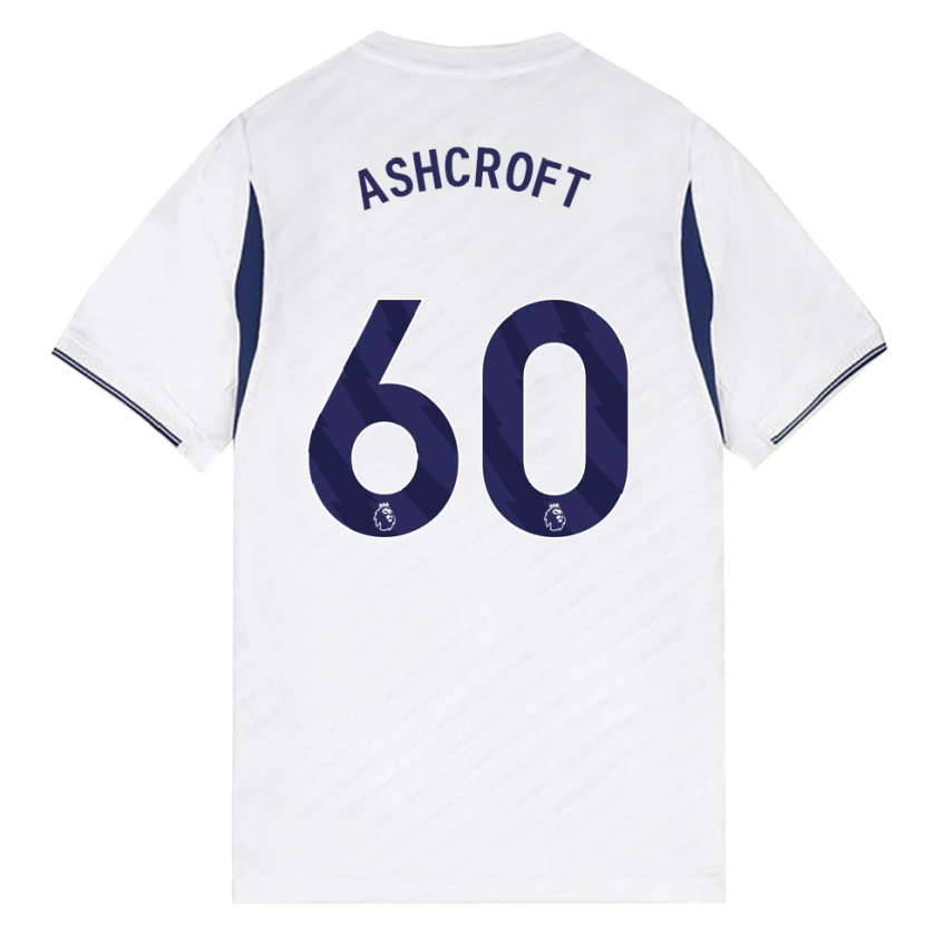 Danxen Kinder Tyrell Ashcroft #60 Weiß Rot Violett Heimtrikot Trikot 2026/27 T-Shirt