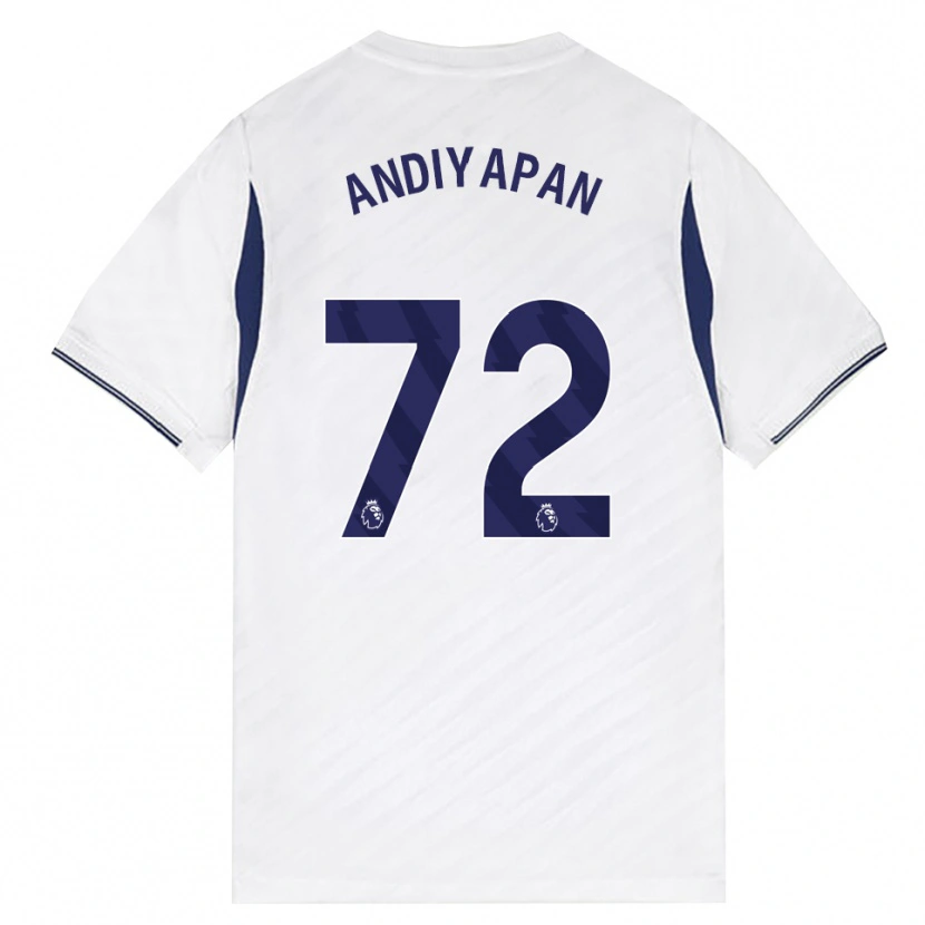 Danxen Kinder William Andiyapan #72 Weiß Rot Violett Heimtrikot Trikot 2026/27 T-Shirt