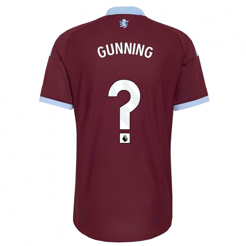 Danxen Kinder Ashton Gunning #0 Kornblumenblau Burgund Heimtrikot Trikot 2026/27 T-Shirt