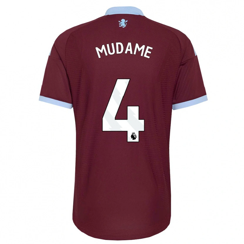 Danxen Kinder Vincely Mudame #4 Kornblumenblau Burgund Heimtrikot Trikot 2026/27 T-Shirt