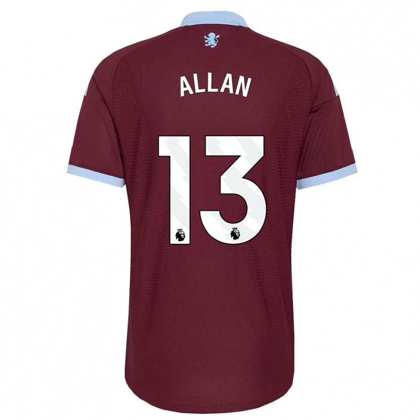 Danxen Kinder Jack Allan #13 Kornblumenblau Burgund Heimtrikot Trikot 2026/27 T-Shirt