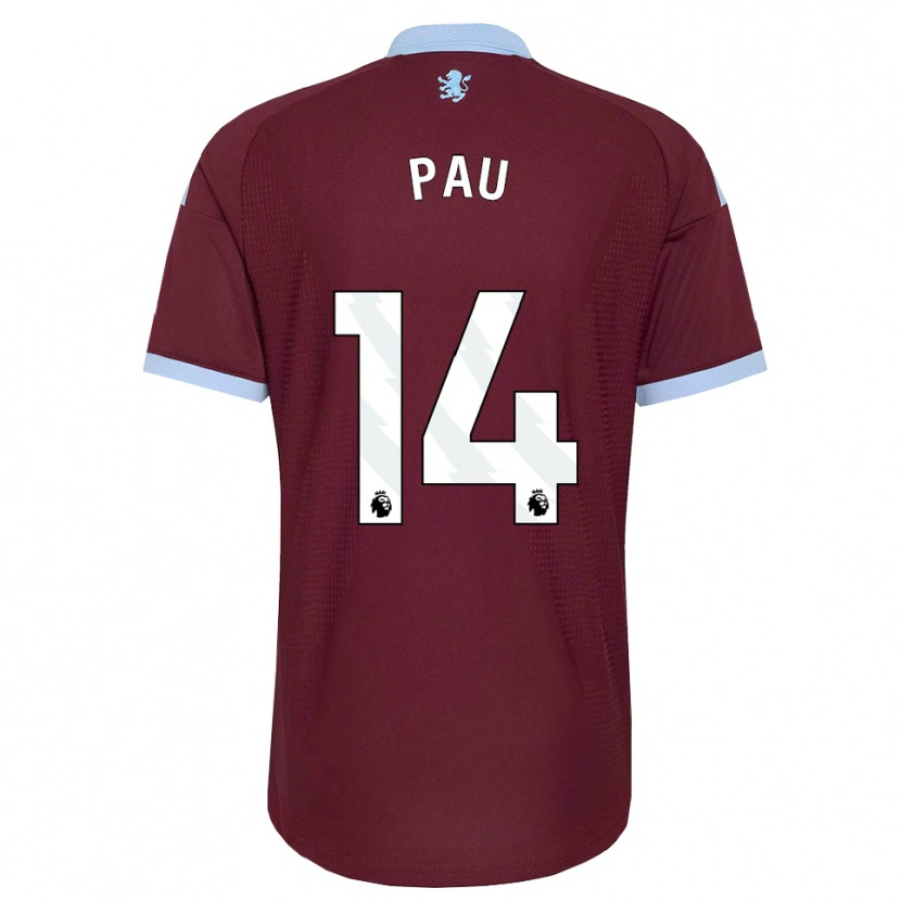Danxen Kinder Pau Torres #14 Kornblumenblau Burgund Heimtrikot Trikot 2026/27 T-Shirt