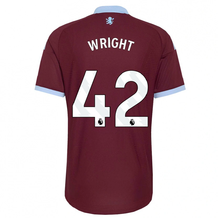 Danxen Kinder James Wright #42 Kornblumenblau Burgund Heimtrikot Trikot 2026/27 T-Shirt