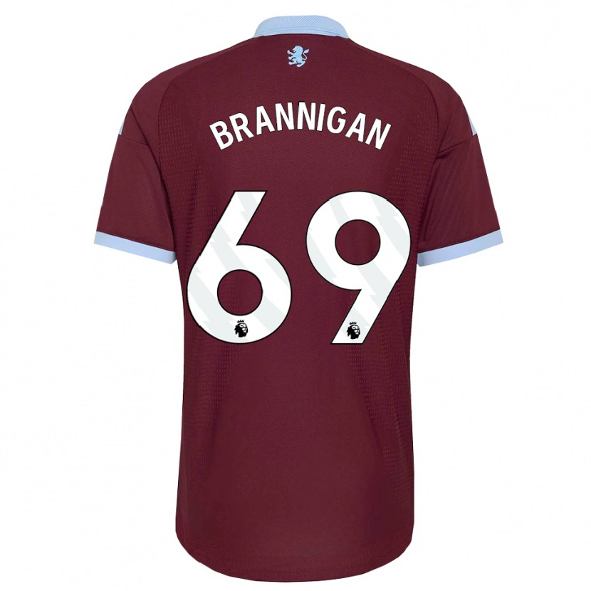 Danxen Kinder Cole Brannigan #69 Kornblumenblau Burgund Heimtrikot Trikot 2026/27 T-Shirt