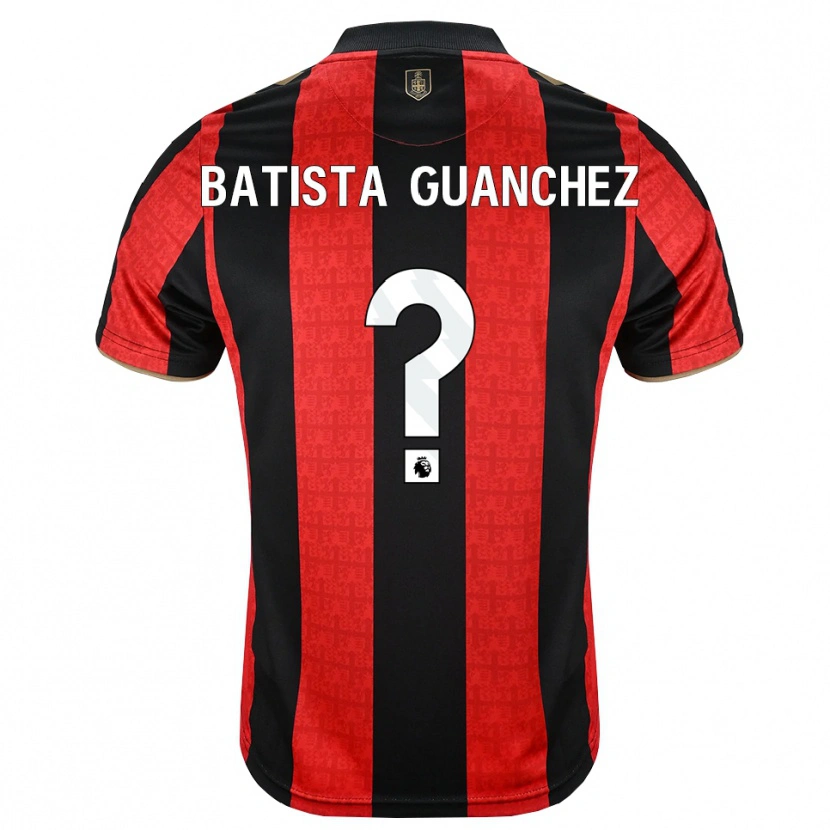 Danxen Kinder Aidan Batista Guanchez #0 Goldgelb Rot Schwarz Heimtrikot Trikot 2026/27 T-Shirt