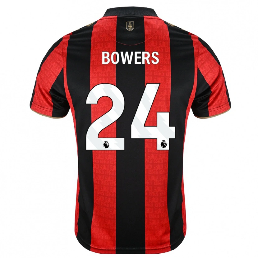 Danxen Kinder Kelci Bowers #24 Goldgelb Rot Schwarz Heimtrikot Trikot 2026/27 T-Shirt