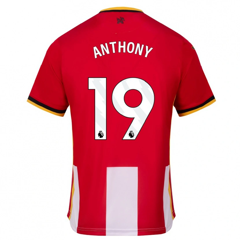 Danxen Kinder Jaidon Anthony #19 Gelb Schwarz Rot Heimtrikot Trikot 2026/27 T-Shirt