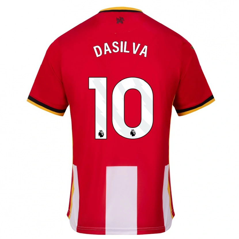 Danxen Kinder Josh Dasilva #10 Gelb Schwarz Rot Heimtrikot Trikot 2026/27 T-Shirt