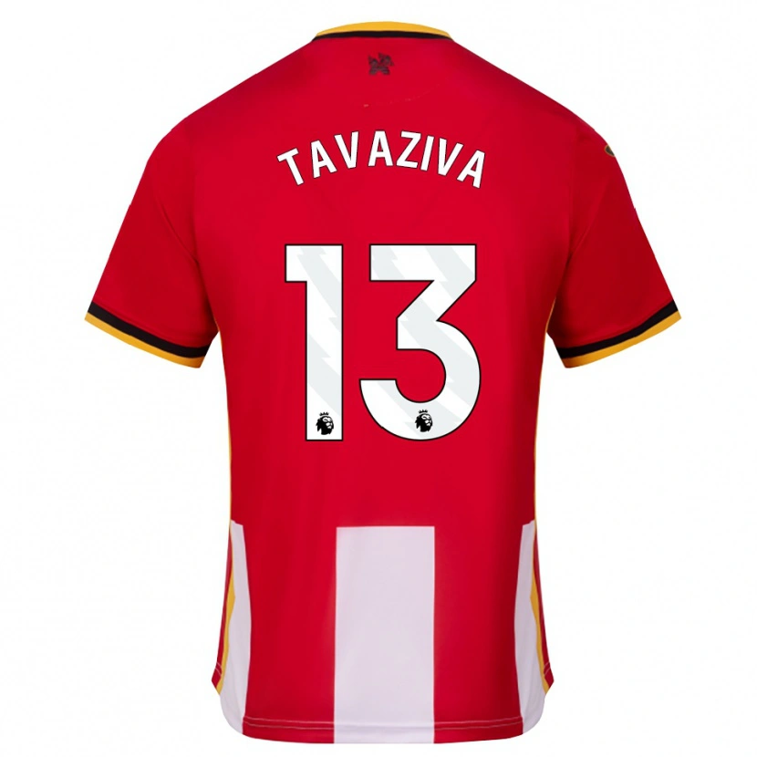 Danxen Kinder Marley Tavaziva #13 Gelb Schwarz Rot Heimtrikot Trikot 2026/27 T-Shirt