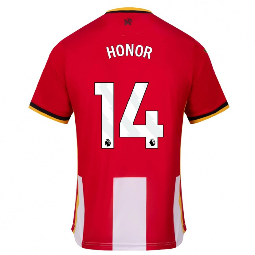 Danxen Kinder Otis Honor #14 Gelb Schwarz Rot Heimtrikot Trikot 2026/27 T-Shirt