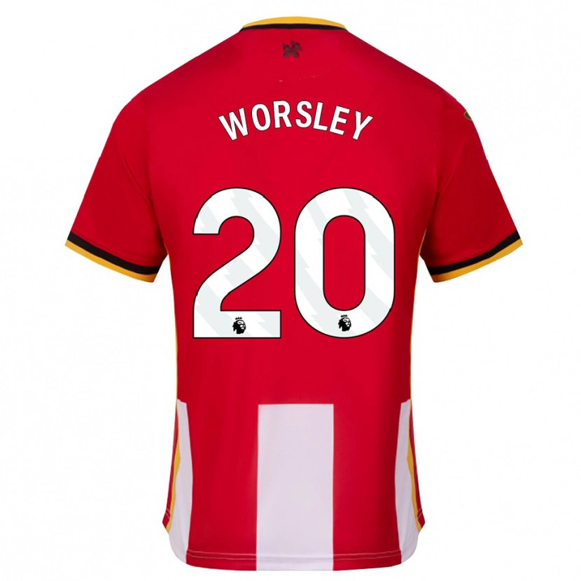 Danxen Kinder Freya Worsley #20 Gelb Schwarz Rot Heimtrikot Trikot 2026/27 T-Shirt