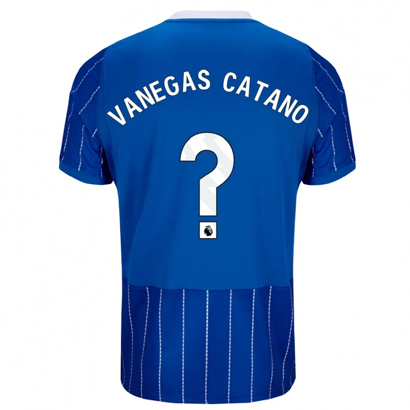 Danxen Kinder Manuela Vanegas Catano #0 Mittelblau Weiß Heimtrikot Trikot 2026/27 T-Shirt